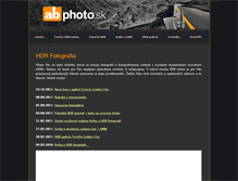 Tablet Screenshot of abphoto.pansophia.sk